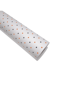 MINI PIN UP NARANJA Y NEGRO BOBINAS BOND 75gr x 435mm T/C / 50MTS 